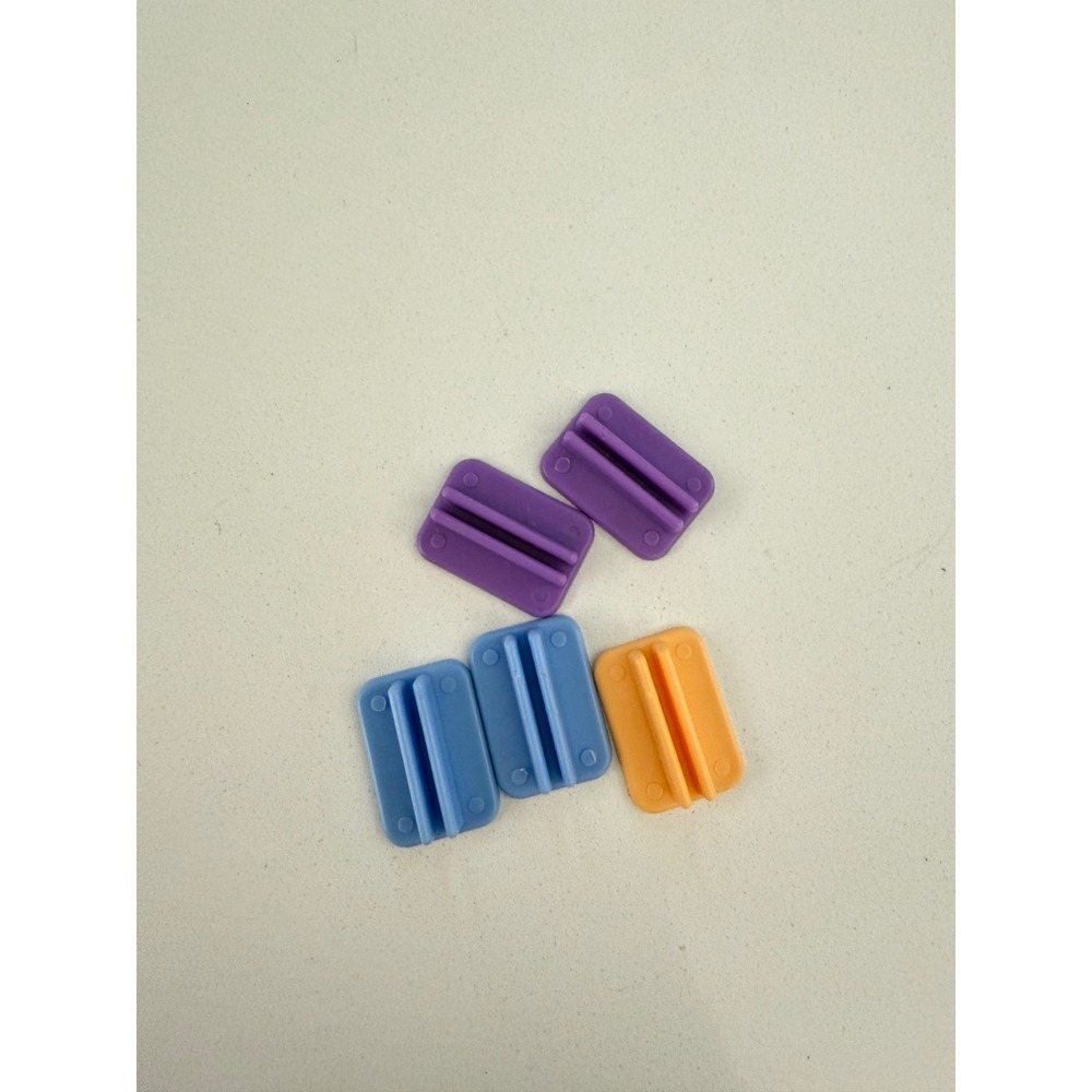 Monopoly Junior Disney Princess 2004 Replacement Character Mover Bases Set of 5